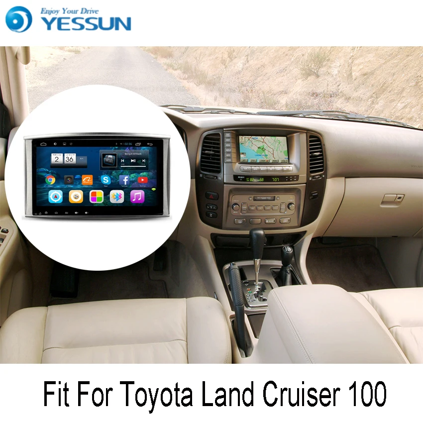 

YESSUN For Toyota Land Cruiser 100 For Lexus LX 470 Android Car GPS Navigation DVD player Multimedia Radio Touch Screen