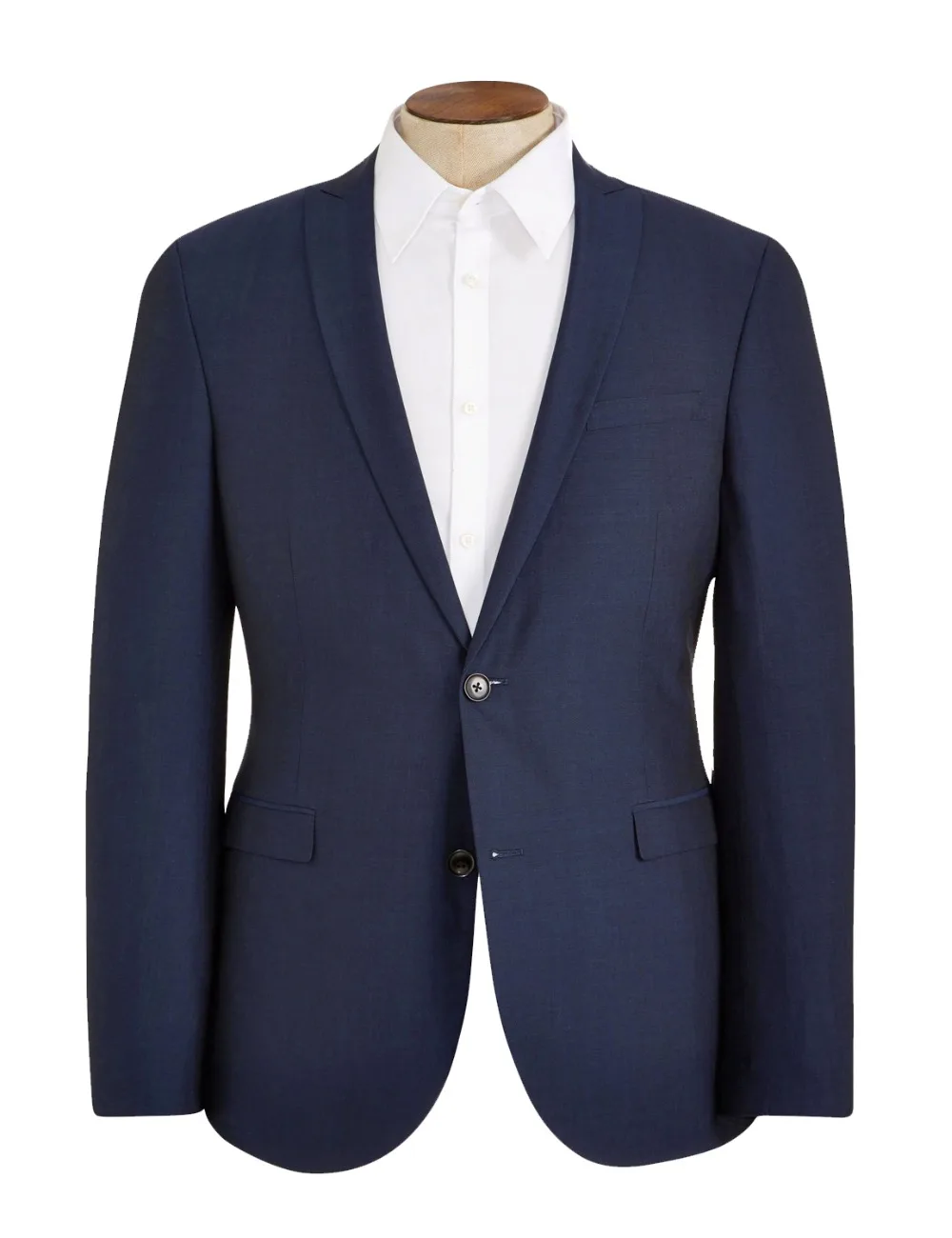HCF by Air Men's 1 Piece 2 Button Flat Collar Skinny Charm Casual Clothing With New Design Men Suits Jacket Dark Blue HCF by Air Men's 1 Piece 2 Button Flat Collar Skinny Charm Casual Clothing With New Design Men Suits Jacket Dark Blue