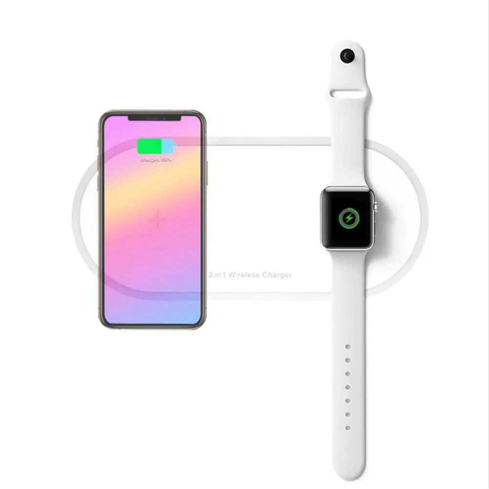 

10W Magnetic Wireless Charger for Apple Watch 4 3 2 1/ iPhone XS MAX X 8 8Plus/ Samsung Galaxy S9 S9+ S8+ Note8+ Charging Pad