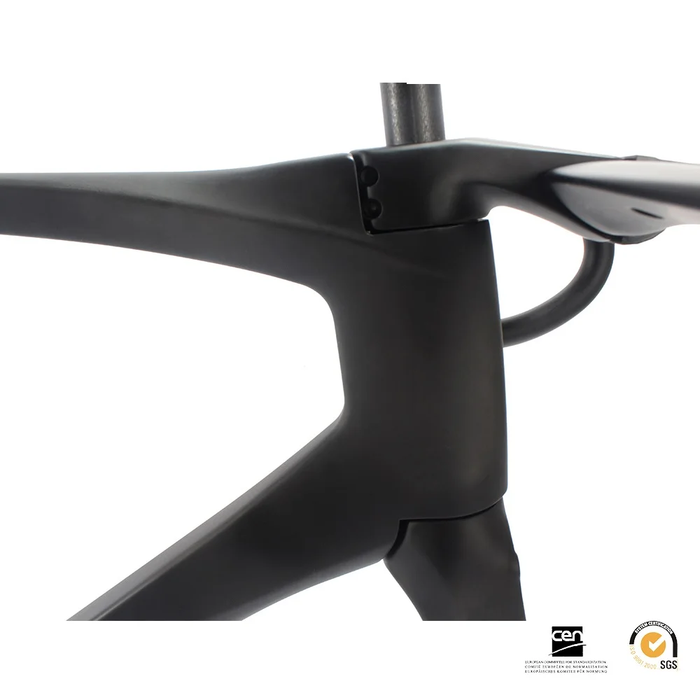 Top 2019 carbon fiber aero road frame 700x28C carbon fiber aero road frame 3