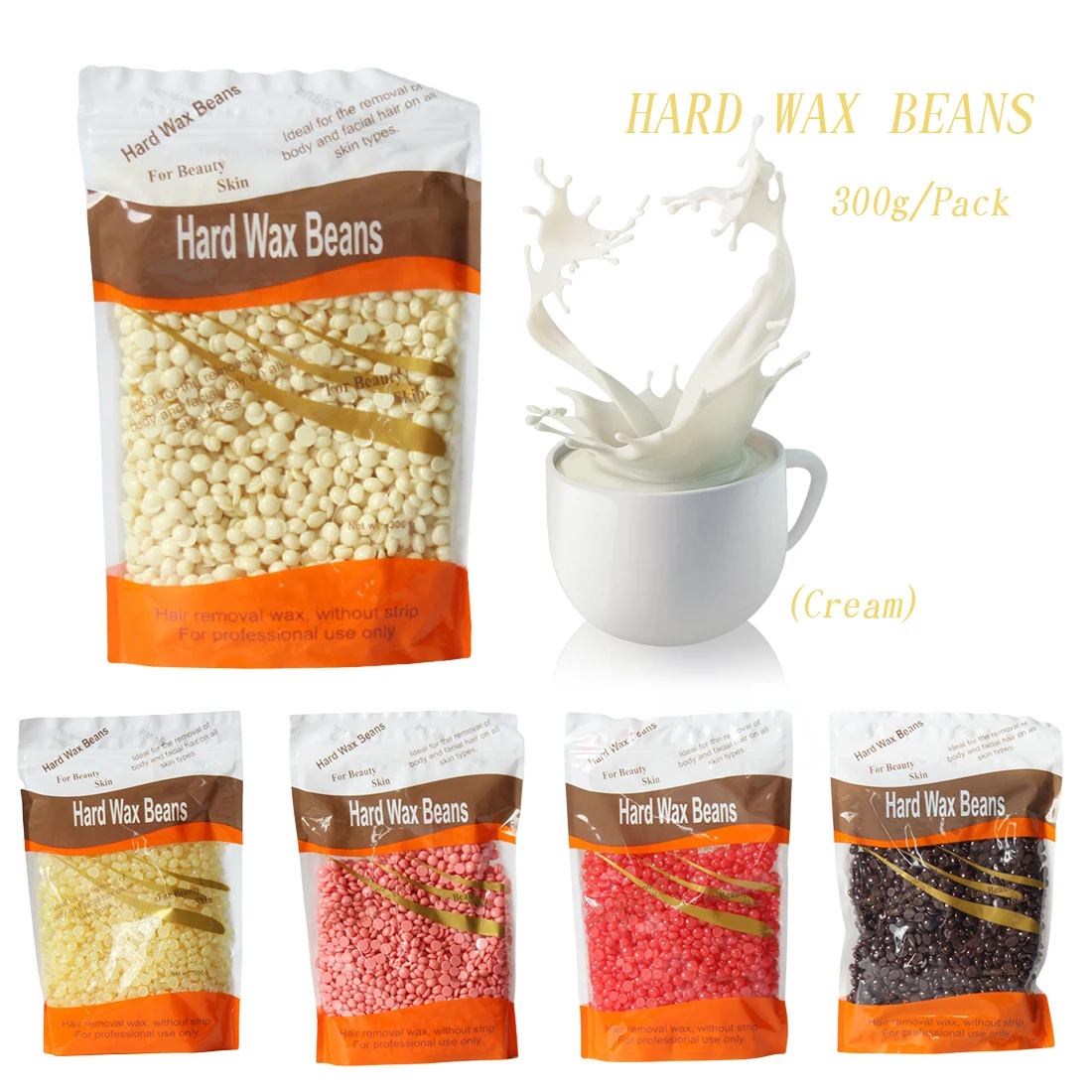 

Hair removal wax bean 300g bagged waxed bikini hair removal bean lady hair removal hot film hard wax hair removal hair film hard
