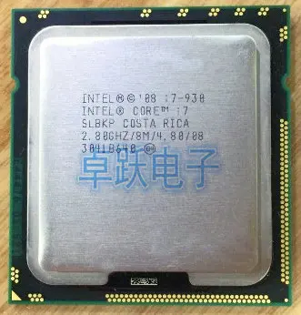 Lntel четырехъядерный процессор для настольного ПК i7 930 8 Мб кэш памяти 2 ГГц 4 80 ГТ/с
