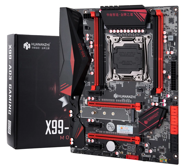 HUANANZHI X99 LGA 2011-3 DDR3 PC اللوحات اللوحات الأم الكمبيوتر مناسبة لخادم RAM ذاكرة وصول عشوائي مكتبية M.2 SSD
