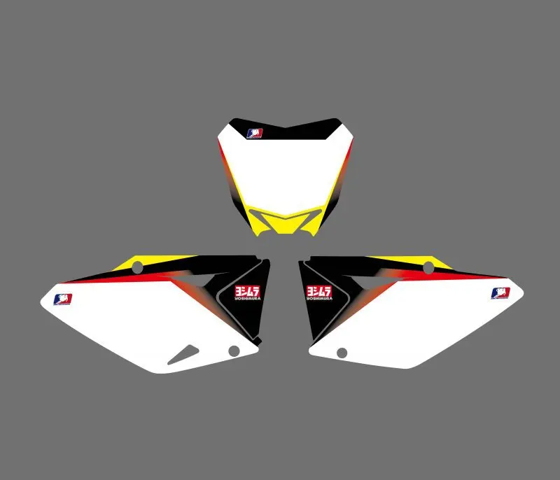 Наклейки для Suzuki RMZ450 0403 новые наклейки команды графические 2008 2009 2010 2011 2012 RMZ 450|team