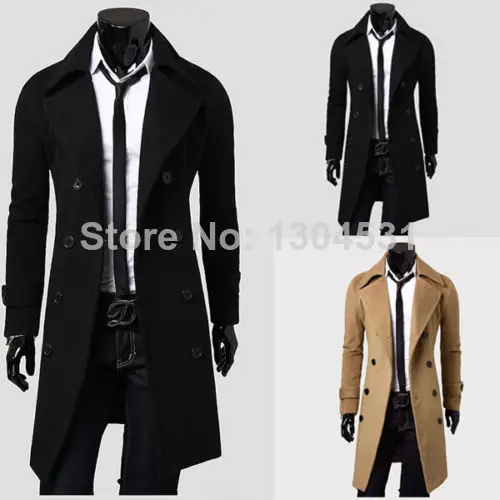 Progettato superiore elegante trench uomo inverno giacca lunga doppio petto  cappotto nero, grigio, cammello taglia m ~ xxxl mn145 \u0026amp; h|jackets and  coats for men|jacket plainjacket wedding - AliExpress