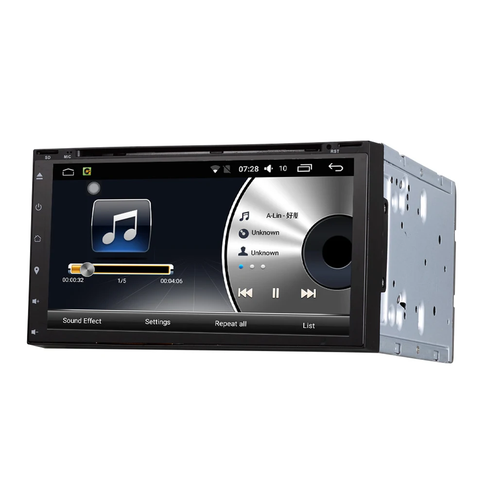 Perfect 2 Din Android Universal Car DVD Player Car Stereo 6.95 Inch 2G/32G QuadCore Autoradio GPS Navigation 4