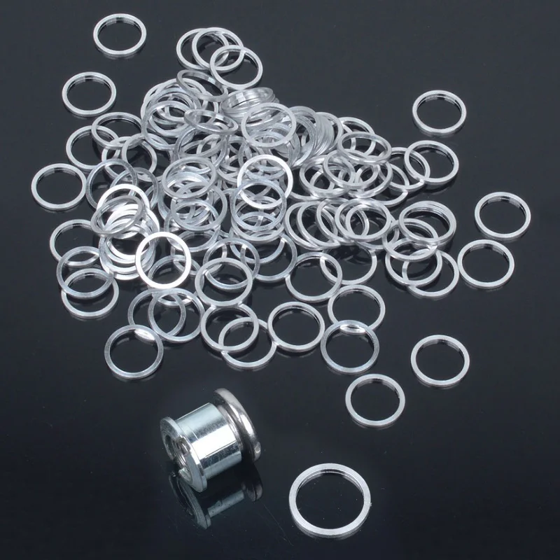 

MUQZI 20PCS Bicycle Chain Wheel Plate Nail Dental Plate Screws Bolt Gasket Washer MTB Mountain Road Folding Bike Screws Washer