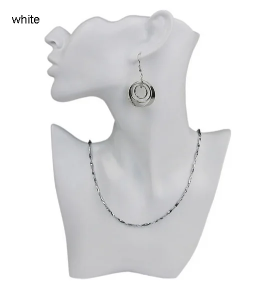 1 шт. ювелирные изделия голова-манекен для женщин ожерелья ювелирные изделия серьги модель Женская одежда Аксессуары окно для манекенов дисплей
