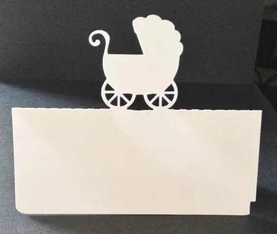 baby carriage place cards holiday wedding bridal baby shower dinner party seating reception escort table number name card in cards invitations from