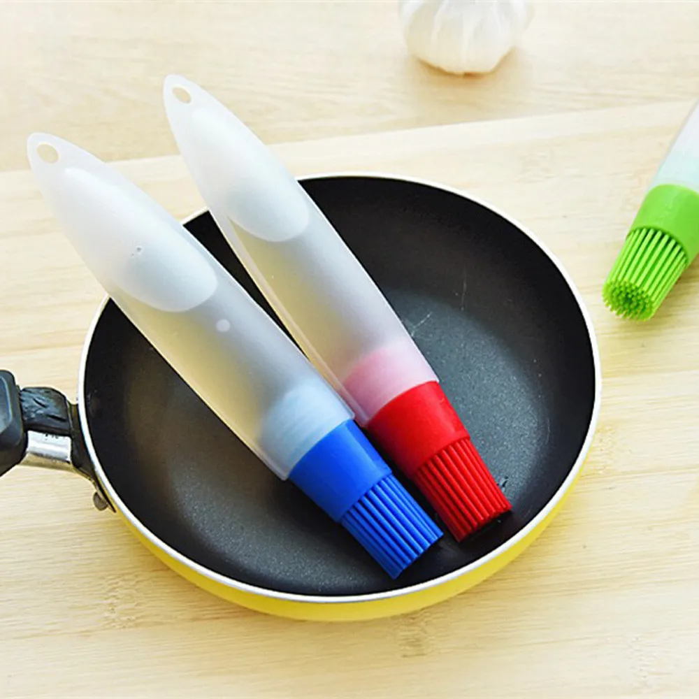 

Silicone Baking Brushes Liquid Oil Pen Cake Butter Bread Pastry Brush Utensil Basting Brush BBQ Tools Kitchen Accessory 2019