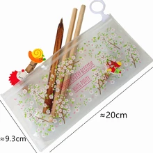 1pcs/lot Beautiful Floral Transparent Pen Bag For Kid Collection Four Selections 1pcs lot kid watch