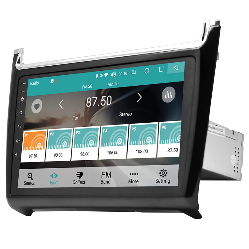 Excellent Android 8.0 car gps dvd radio multimedia player 1din 9 inch touch screen with RDS WiFi Mirror Link for Volkswagen polo 2015-2018 4
