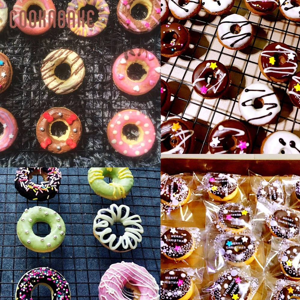 COOKNBAKE силиконовая форма в виде пончика мини пончик для шоколада печенья