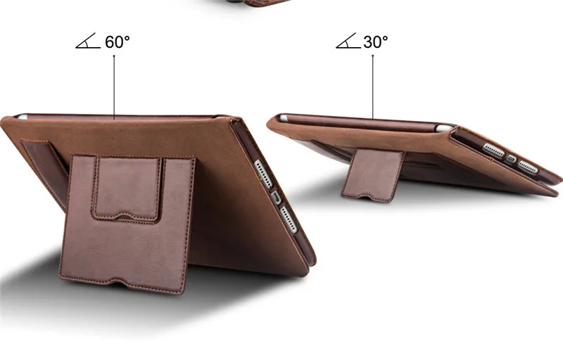 Магнитная Smart Cover Роскошные Пояса из натуральной кожи Стенд Multi-функции Планшеты чехол для Apple iPad 2 3 4