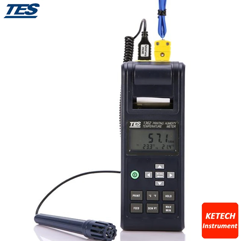 

Printing Humidity Temperature Meter TES1362