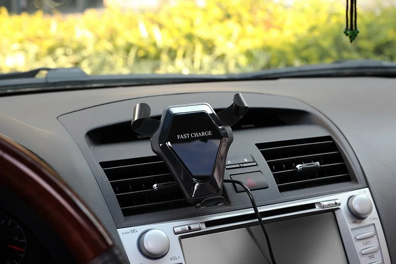 Автомобильное беспроводное быстрое зарядное устройство, многофункциональный автомобильный держатель, держатель на лобовое стекло, кронштейн для samsung S9 S8 Plus S7 iPhone XS X 8