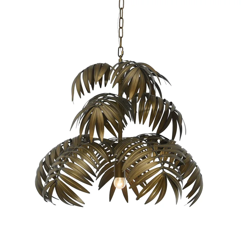 

Loft art deco coconut tree pendant light LED E27 modern creative hanging lamp for living room restaurant bedroom lobby hotel bar