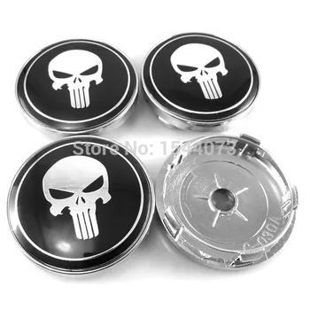 

FREE SHIPPING 4 PCS 60MM METAL CHROME SKULL EMBLEM WHEEL HUB CAPS CENTER RIM COVER EMBLEM FOR A3 A4 A5 A6 A7 A8 S3 S4S S5 S6 S7