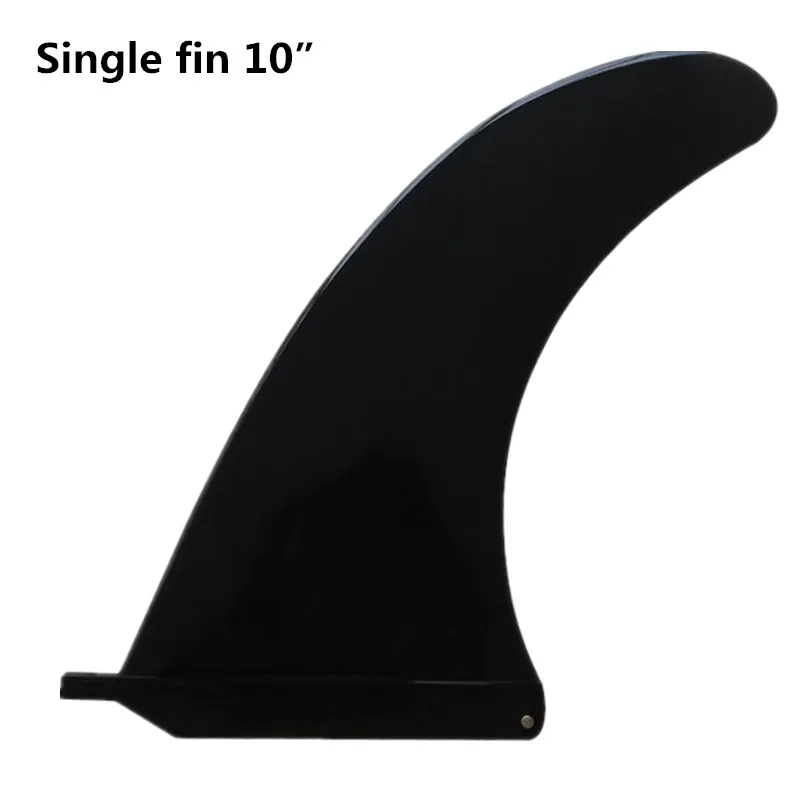 

SUP Fins 10 inch Black Plastic Single Fins 10 Length Surf Fins stand up paddle