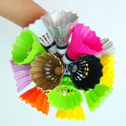 

Free shipping(20pcs/lot)fashional key colorful badminton decorations badminton chain badminton pendant Accessories Keychain