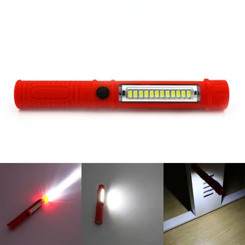 

COB LED Mini Pen Multifunction Led Torch Light Cob Handle Work Flashlight Cob Work Hand Torch Flashlight USE 3*AAA