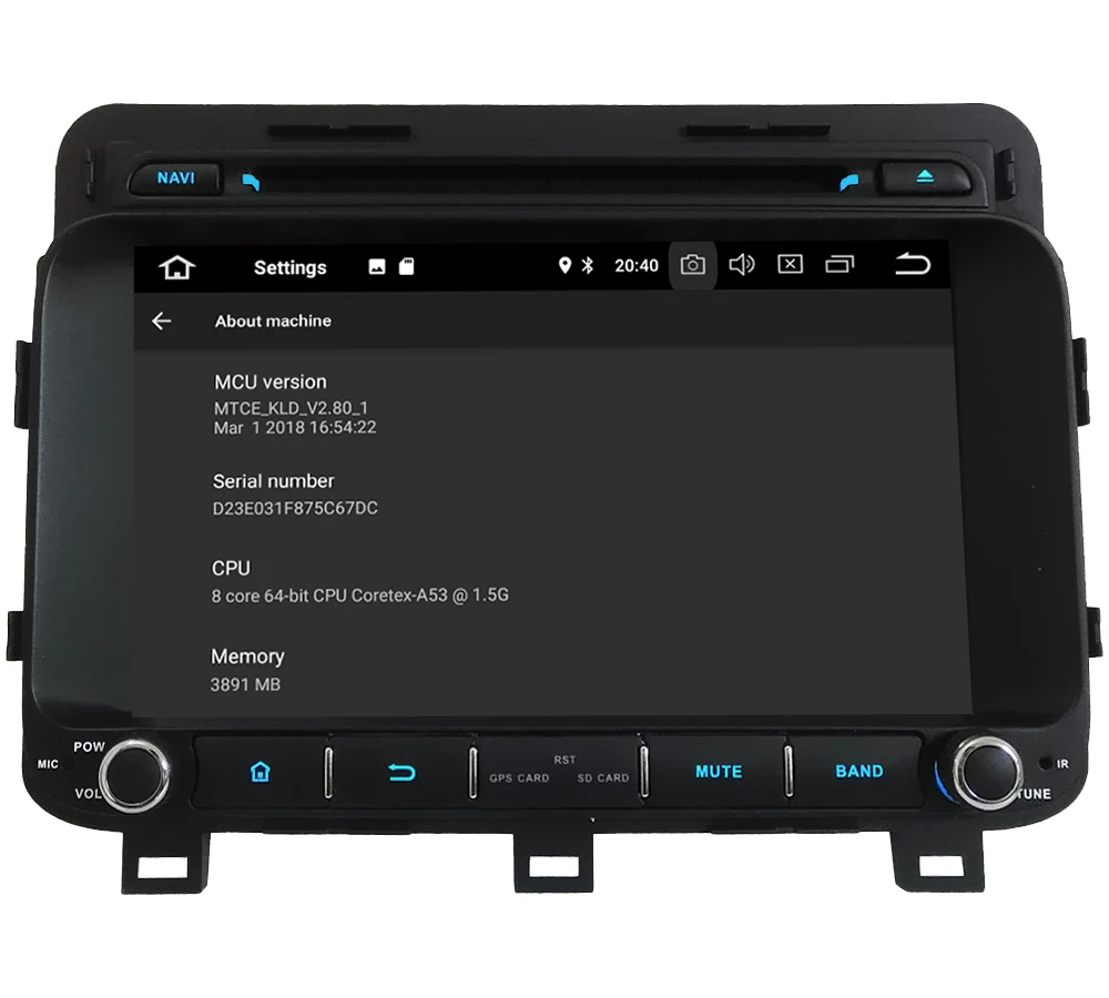 Best 8" Octa Core 4G Wifi Android 8.1 4GB RAM 64GB ROM RDS BT Car DVD Player Radio GPS Glonass Navigation For Kia K5 Optima 2014 2015 4
