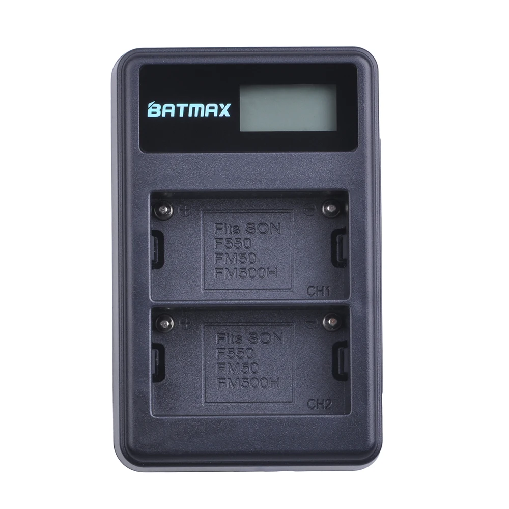 

USB LCD Dual Channel Quick Digital Battery Charger for SONY F series NP-F970 F750 F960 F550 FM500h FM50 FM70 FM90 QM71D QM91D