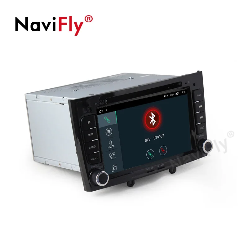 Cheap NaviFly 2 Din 2G+32G 7" Quad core Android 9.1 dvd GPS navigation Radio for PEUGEOT 308 408 Bluetooth FM WIFI USB Mirror link RDS 4