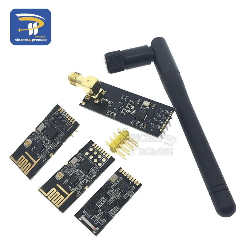 Модуль связи SMD с антенной 1 комплект 2 4G 1100 метров дальность NRF24L01 + PA LNA