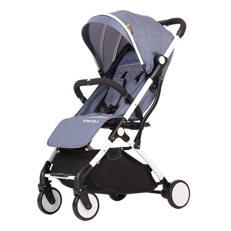 baby str High landscape children's trolley double-sided can be lying can be folded umbrella folding car four round German l