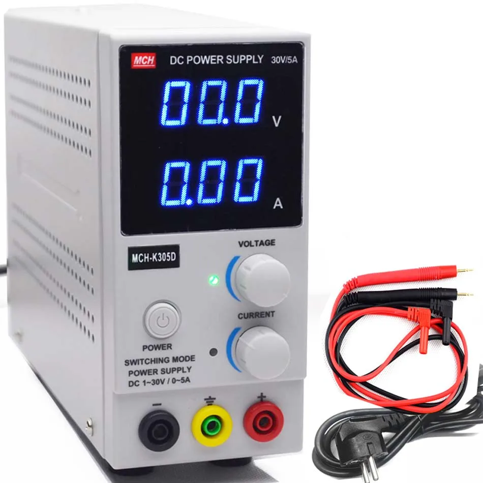 

MCH-K305D Mini Switching Regulated Adjustable DC Power Supply SMPS Single Channel 30V 5A Variable Current Power Supply MCH K305D