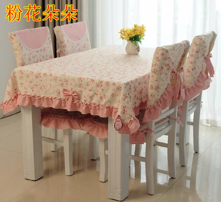 dining tablecloth table runner dining table chair cover round table-in