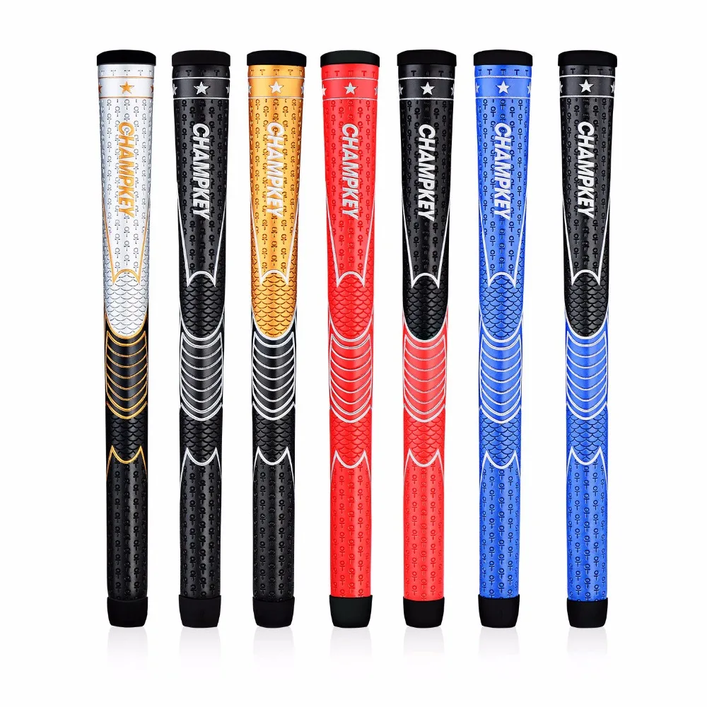 New 10pcs/Set CHAMPKEY High-tech PU Leather Golf Grip Standard & Midsize AVS Soft Pu Golf Grips 7 Colors Available New 10pcs/Set CHAMPKEY High-tech PU Leather Golf Grip Standard & Midsize AVS Soft Pu Golf Grips 7 Colors Available