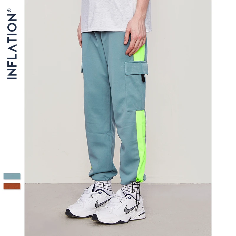 INFLATION Male Loose Harem Pants Jogger Trousers Sweatpants Patchwork Colour Hip Hop Streetwear Harem Joggers Pants Unisex 8851W INFLATION Male Loose Harem Pants Jogger Trousers Sweatpants Patchwork Colour Hip Hop Streetwear Harem Joggers Pants Unisex 8851W