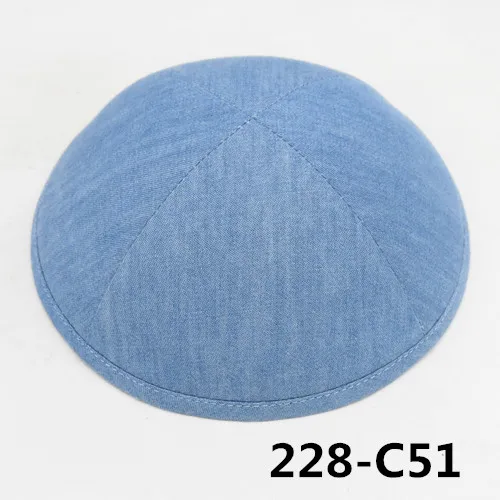 Джинсовая кепка 19 см kippot kippa yarmulke KIpa Skullies Beanies, Еврейская кипа с черепом