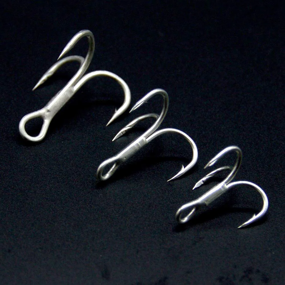 Fishing Treble Hook Blood Groove Hooks 4 6 8 Strength High Quality