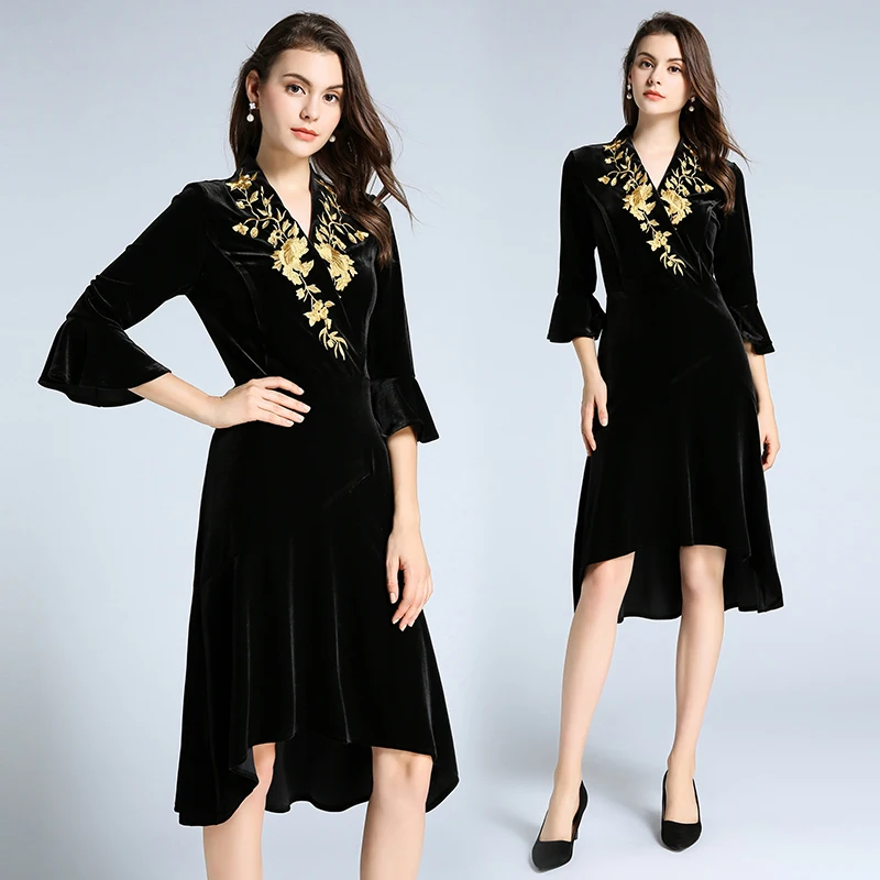 2019 New Autumn Women Dress Vestidos Clothes fashionable