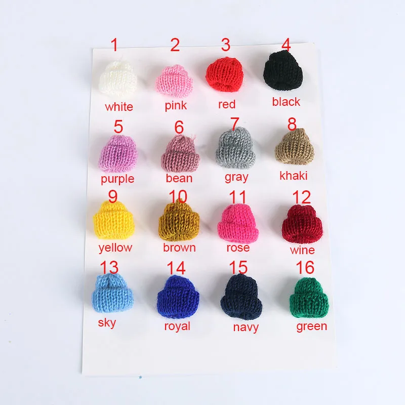 Wool Cap Christmas Tree Cap 10pcs/lot 3cm Home Decoration Garment Head Rope Material DIY Making Shoe Toy Pompom Accessories