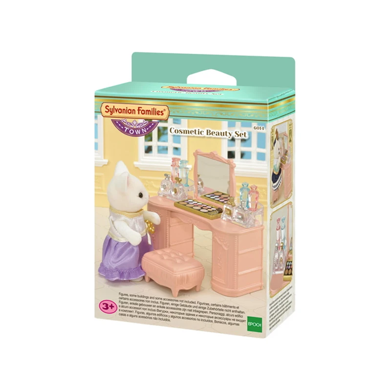 Sylvanian Families кукольный домик, мебель, сцены, аксессуары, косметический набор для красоты, серия город, без фигурок, Новинка#6014