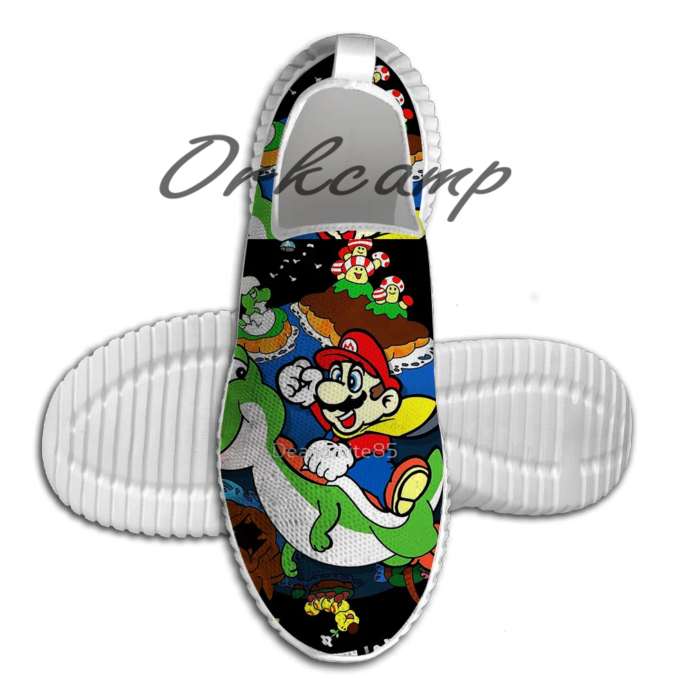 Марио и Йоши кроссовки прогулочная обувь Летние Удобные Легкие беговые кроссовки для йоги
