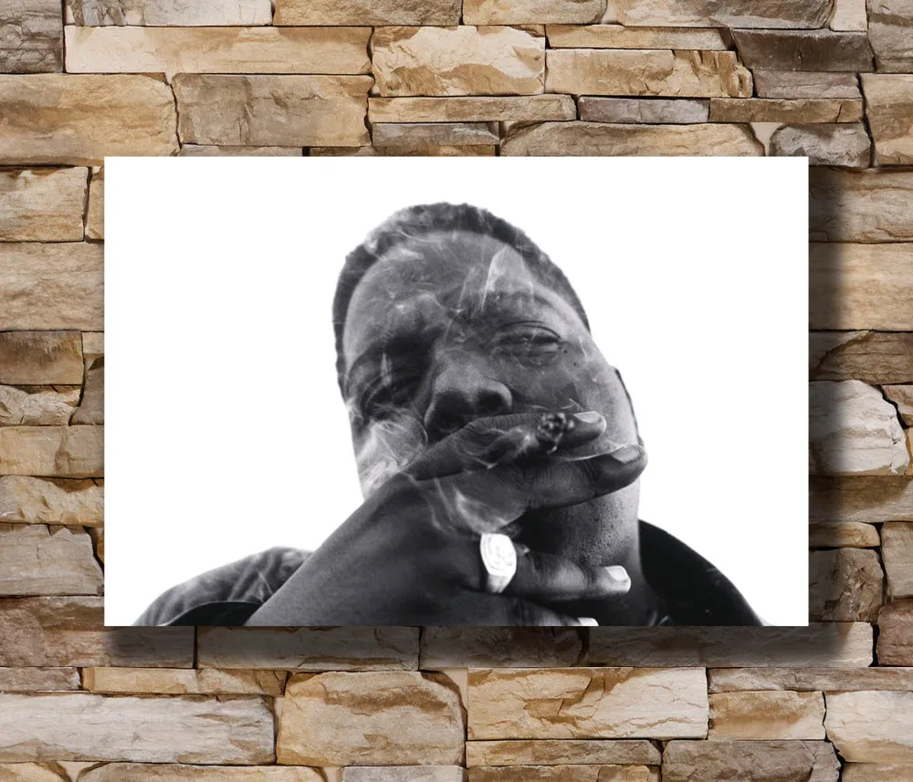 N2349 Notorious BIG Бигги Смолс курение рэп 8x12 20x30 24x36 шелк художественная L W Печать на