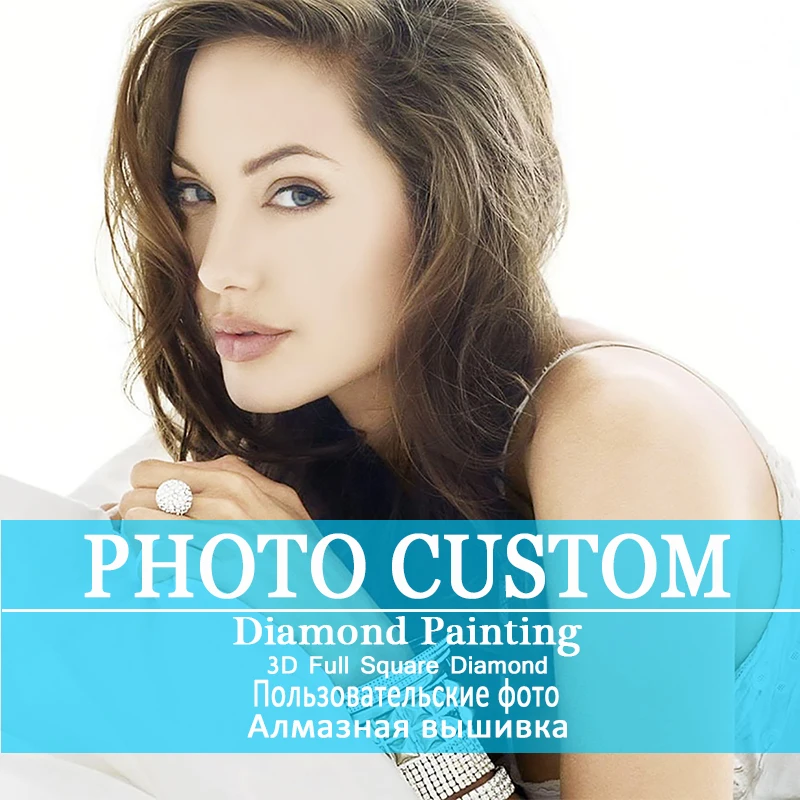 

Photo custom!Private custom!DIY Diamond embroidery 5D diamond Painting Cross Stitch Round Rhinestone mosaic decoration gift KBL