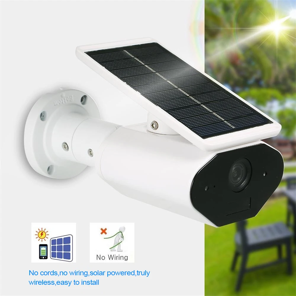 

L4 Security Solar Camera Outdoor powered wireless IP camera wifi waterproof 1.3MP HD IR Night Vision Solar Battery Power