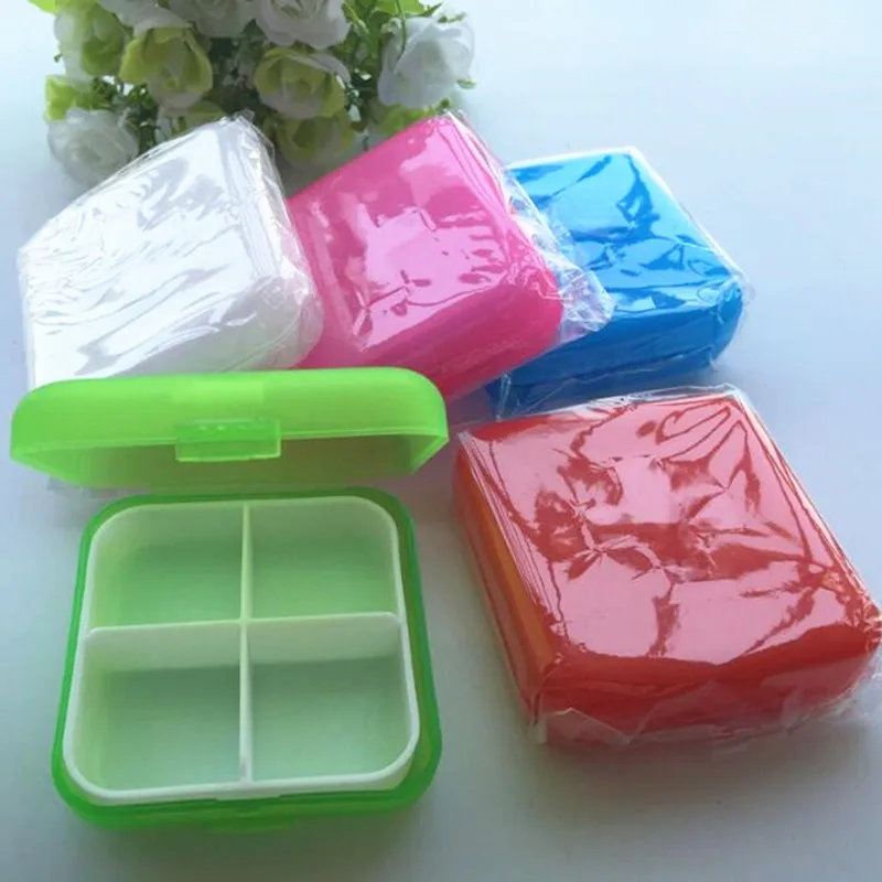 1 шт. портативный многоразового Pill Case пластик Pill Box Медицина Чехол для Здоровый Уход пустой коробка для лекарств накладные ресницы