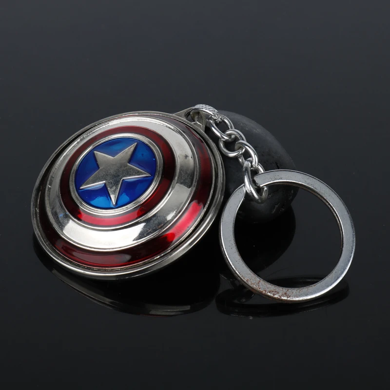 MQCHUN Marvel супер герой Капитан Америка кулон брелок держатель для ключей llaveros металлический Мстители косплей брелок на подарок-50