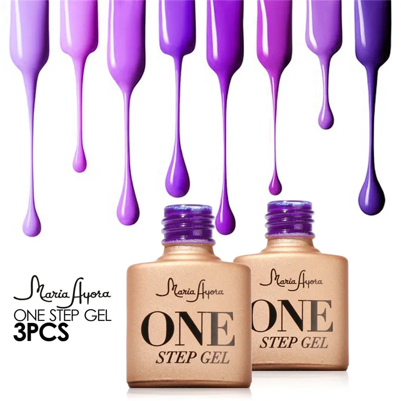 Nueva marca profesional fácil de llevar Gel de un paso de larga duración Rosa gris rojo púrpura uñas Gel polaco UV gel 7 ml Nueva marca profesional fácil de llevar Gel de un paso de larga duración Rosa gris rojo púrpura uñas Gel polaco UV gel 7 ml