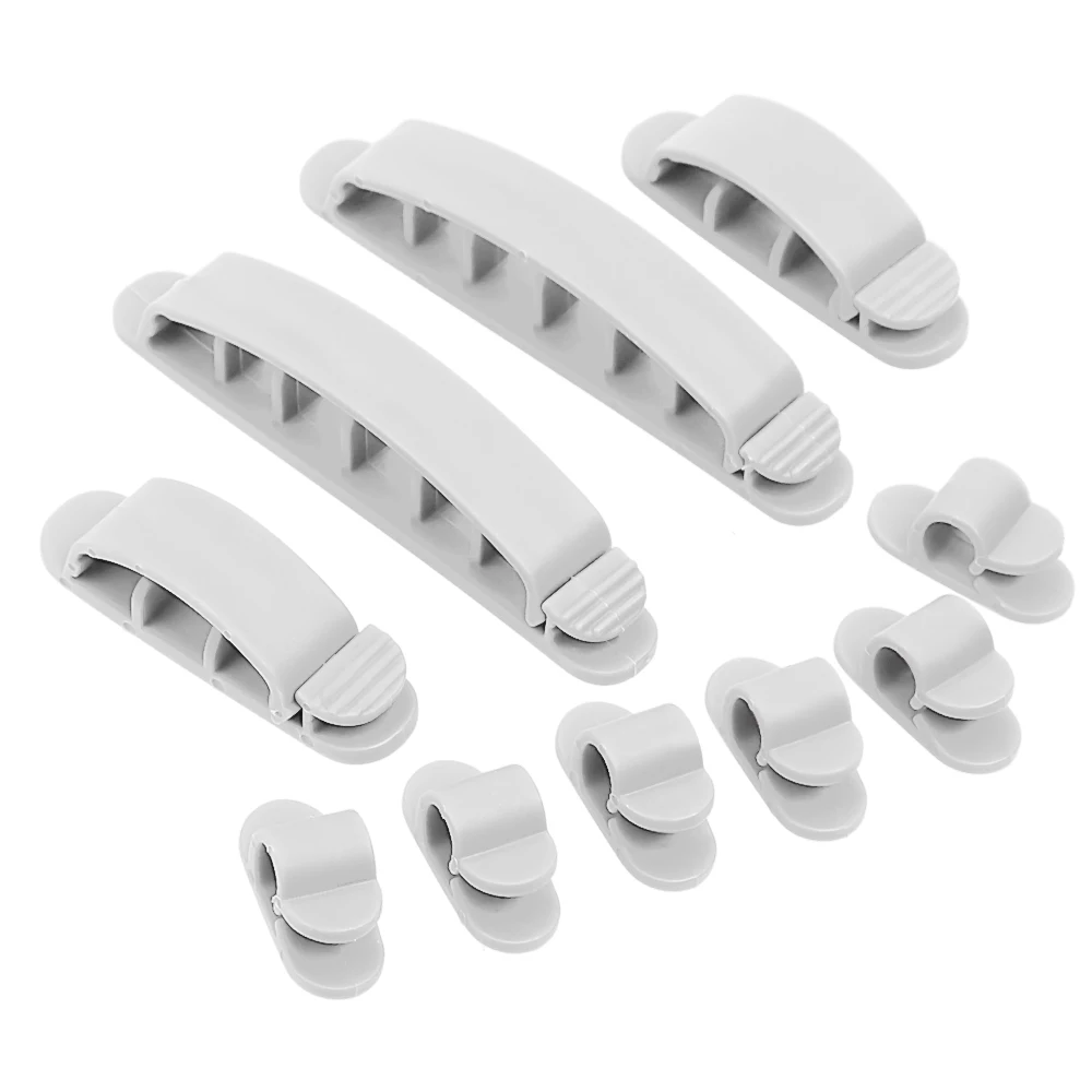 

LEEPEE Car Wire Holder Self-adhesive Wire Cord Clip Cable Line Holder Cable Organizer 10pcs/set Auto Charger Line Clasp Clamp