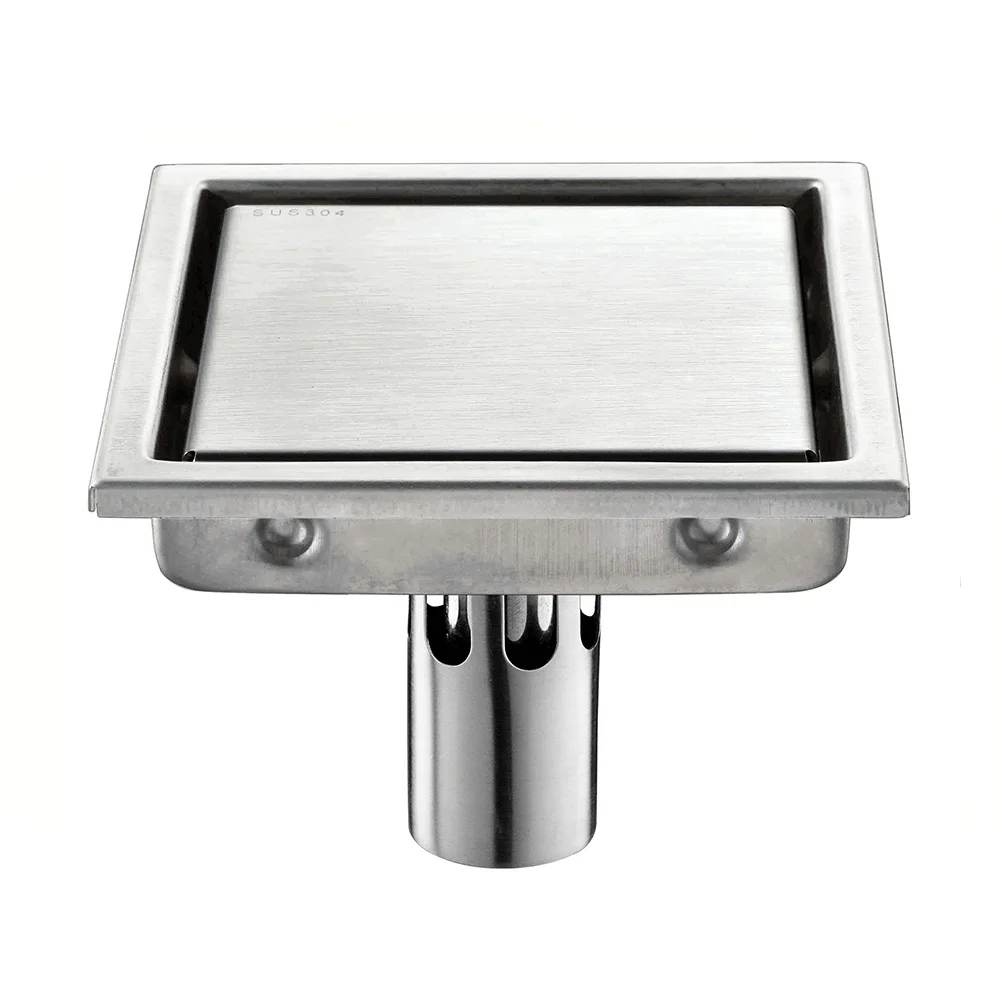 

Anti-odor antique ceramic tile square stainless steel invisible floor drain is suitable for business, family, bar and other plac