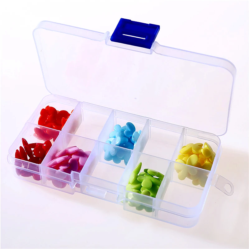 Adjustable Slots Plastic Jewelry Box Storage Case Craft Jewelry Organizer Beads Earrings Rings Gift Boxes Small Carton Packing Adjustable Slots Plastic Jewelry Box Storage Case Craft Jewelry Organizer Beads Earrings Rings Gift Boxes Small Carton Packing