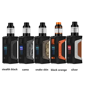 

2pcs/lot Geekvape Aegis Legend Kit with aegis legend 2 18650 batteries Geekvape aegis 200w legend box mod Aero mesh coil Tank